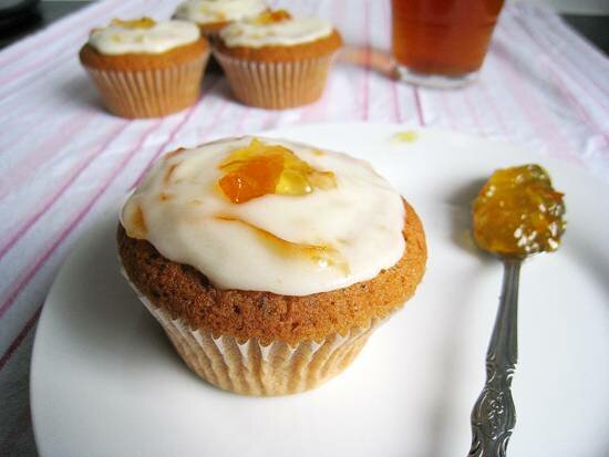 Orange Marmelade Cupcake